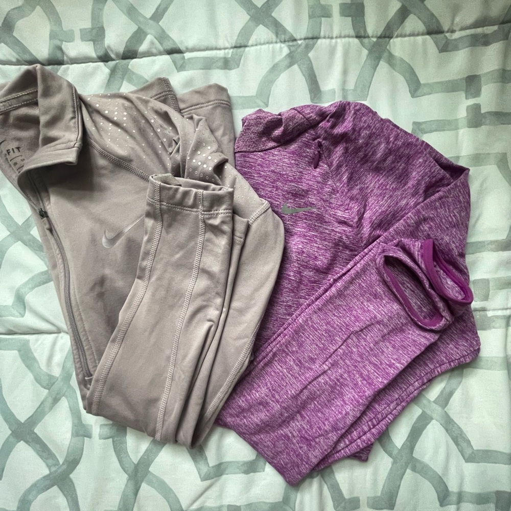 SET OF TWO: NIKE WORKOUT SWEATSHIRTS